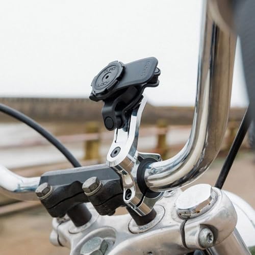 Quad Lock Motorcycle Handlebar Mount PRO Chrome for iPhone, Samsung Galaxy and Pixel Smartphone - size: Handlebar Mount PRO Chrome