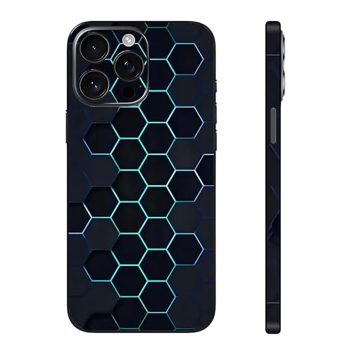 Skin Wrap Compatible with 13/14/15/16/17 Pro Max (Dark Blue, 15 Pro Max) - color: Dark Blue, size: 15 Pro Max