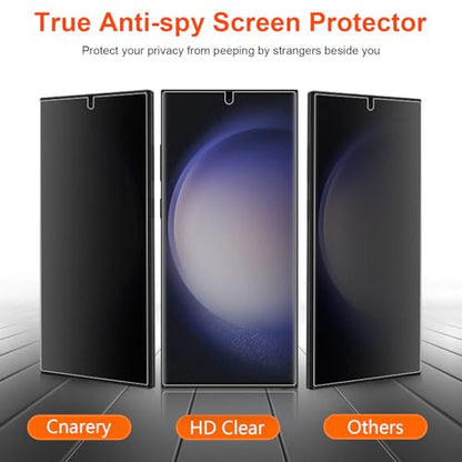 2 Pack for Samsung Galaxy S23 Ultra Matte Privacy Screen Protector 6.8 Inch[Not Glass], Anti-Scratch, Anti-Glare, Support fingerprint Unlock - size: Samsung Galaxy S23 Ultra