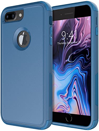 Diverbox for iPhone 8 Plus & 7 Plus Case - Shockproof, Dropproof, Dust-Proof Heavy Duty Protection - Blue - color: Blue