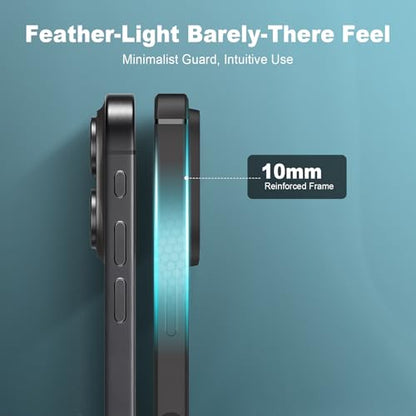 TENOC Phone Case Compatible with iPhone 16 Plus, Black Case Anti-Fingerprint Protective Bumper Matte Cover for 6.7 Inch - color: Black, size: iPhone 16 Plus