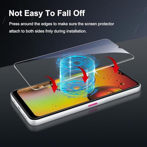 3 Pack For T-Mobile Revvl 7 5G Screen Protector Tempered Glass, 150° Curved Edge, HD Clear, Bubble-Free, Full Coverage, Screen Tempered Glass Protective Film for T-Mobile REVVL 7 5G - size: T-MOBILE REVVL 7 6.58inch