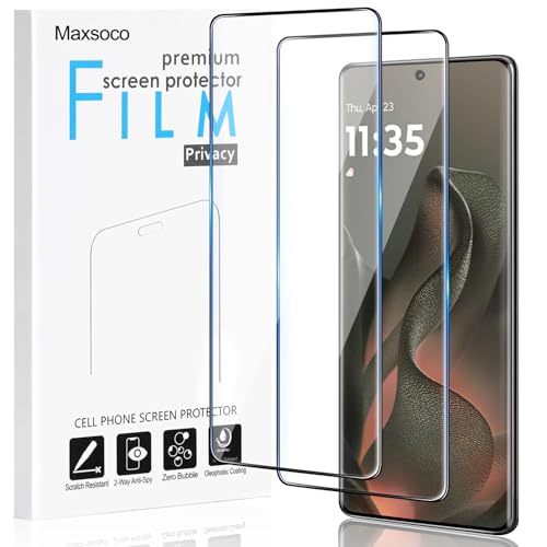 (2 Pack) For Motorola Edge 2025 Screen Protector, HD-Clear 9H Tempered Glass [3D Touch][Bubble-Free][Scratch Resistant] Screen Protector Glass for Motorola Edge 2025/60 Fusion /60 Pro