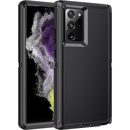 for Galaxy Note 20 Ultra Case Heavy Duty Shockproof Dust/Drop Poof 3 Layers Full Bady Protection Rugged Cover Case for Samsung Galaxy Note 20 Ultra,Black - color: Black