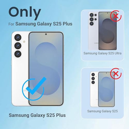 Battery Case for Galaxy S25 Plus, 12000mAh Portable Protective Wireless Charging Case Compatible with Galaxy S25 Plus S25+ 5G 2025 (6.7 inch) Rechargeable Extended Battery Pack Charger Cover (Black) - size: Galaxy S25 Plus -12000mAh