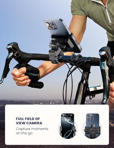 Grefay Bike Phone Mount for Electric, Mountain, Scooter, and Dirt Bikes - color: Grey