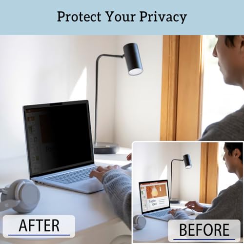ZOEAGG Removable Privacy Screen for Surface Laptop 15 Inch 6/5/4/3/2/1 - size: Surface Laptop 6/5/4/3/2/1 (15 inch)