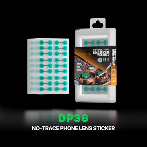 360Pcs Phone Lens Sticker Set Anti Scratch Light Blocking Sticker Replacement for Phone Camera Lens Protector Repair Camera Cover