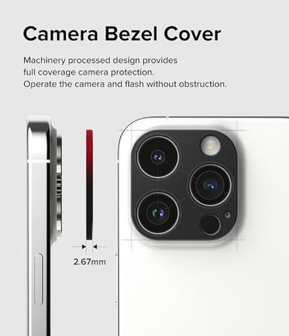 Ringke for iPhone 15 Pro Max / 15 Pro Camera Lens Protector - size: iPhone 15 Pro & 15 Pro Max