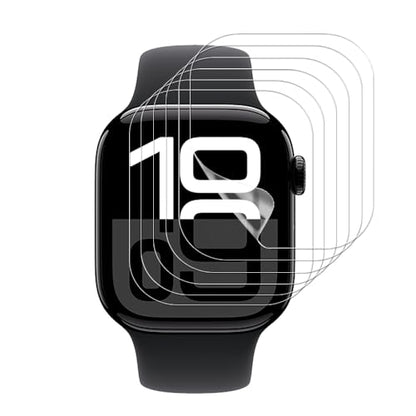 6 Pack TPU Screen Protector For Apple Watch Series 10/11 (46mm) - size: 46mm