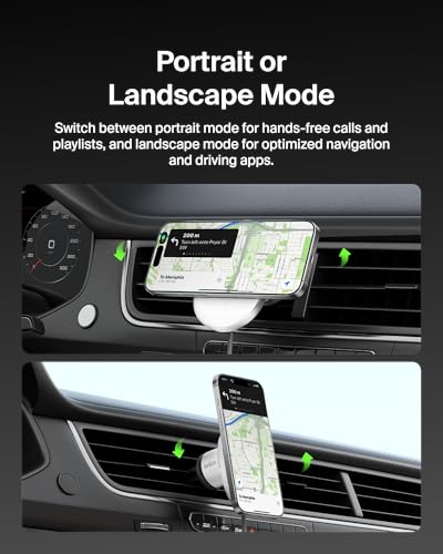 Belkin 15W MagSafe-Compatible Wireless Car Charger, Vent Mount - style: Charging Mount - New Model