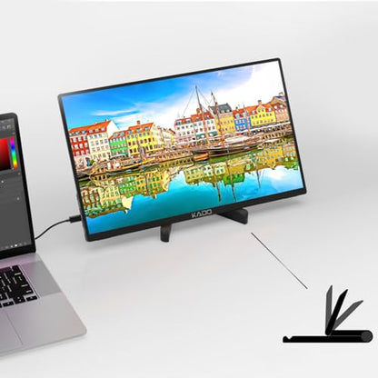 Kado Tablet Stand for Tablet, Adjustable Portable Monitor Holder, Foldable iPad Accessories for Office Compatible with Kindle, Switch, Surface Pro, iPad Pro/Air/Mini, iPhone Pro/Max/Plus