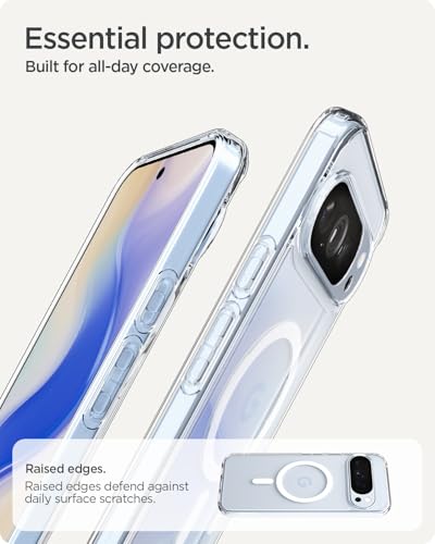 Spigen Ultra Hybrid MagFit for Pixel 10 Pro XL Case, Clear White - color: Mag Clear, size: Pixel 10 Pro XL