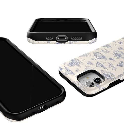 Casely iPhone 12 Mini Case | Graveyard Gathering | Skeleton Picnic | Bold Protective Design | MagSafe Compatible Design - color: Graveyard Gathering | Skeleton Picnic, size: Iphone 12 Mini
