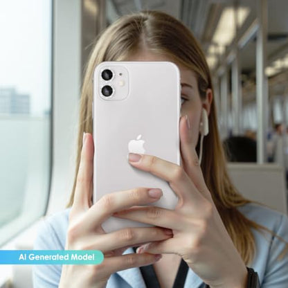 TENOC Camera Lens Protector for iPhone 11 & 12 & 12 Mini, Silver Glitter - size: iPhone 11/12/12 Mini