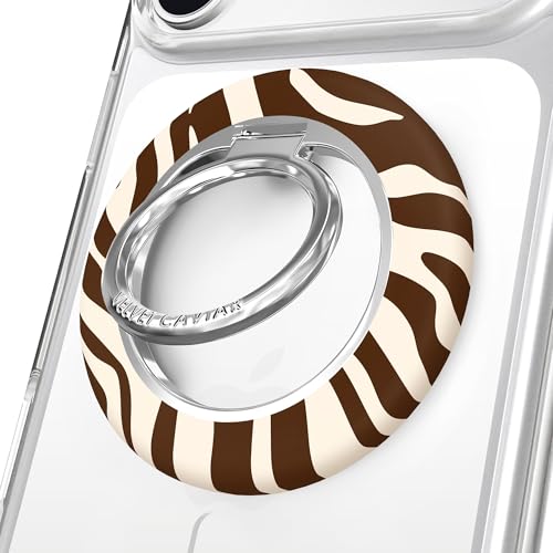 VELVET CAVIAR Compatible with MagSafe Phone Grip - color: Coco Zebra