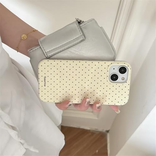 inewateri Compatible with iPhone 11 Case with Cute Fashion Polka Dot Aesthetics Design Simple Cases for Soft TPU Slim Protection Cover-Lemon-Yellow - color: Yellow, size: iPhone 11