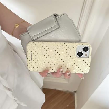 inewateri Compatible with iPhone 11 Case with Cute Fashion Polka Dot Aesthetics Design Simple Cases for Soft TPU Slim Protection Cover-Lemon-Yellow - color: Yellow, size: iPhone 11