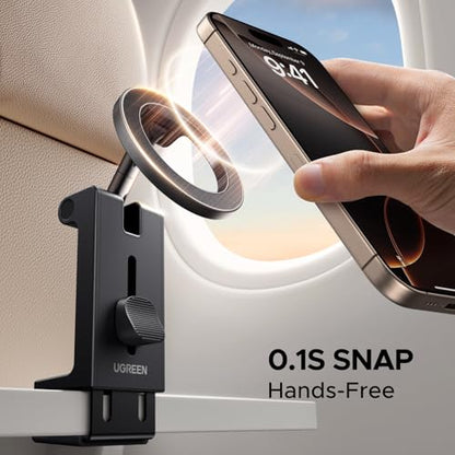 UGREEN Airplane Phone Holder, MagSafe Magnetic Phone Mount for Travel
