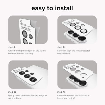 Case-Mate Samsung Galaxy S26 Ultra Camera Lens Protector - Black - color: Black, size: Samsung Galaxy S26 Ultra