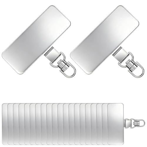 20 Pack Stainless Steel Phone Tether Tab for Lanyard & Strap - style: Rotatable