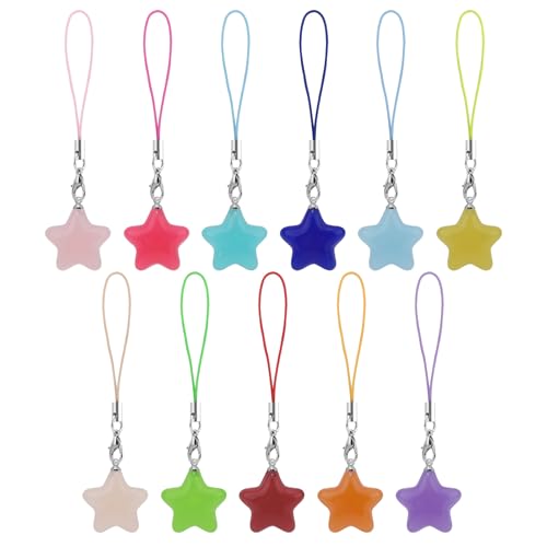 Oubaka Phone Wrist Strap Camera Strap Wrist Cell Phone Charm Straps Cute Phones Charms for Camera Keychain Purse Bag Wallet - color: 11 Colors