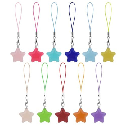 Oubaka Phone Wrist Strap Camera Strap Wrist Cell Phone Charm Straps Cute Phones Charms for Camera Keychain Purse Bag Wallet - color: 11 Colors