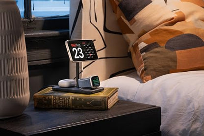 Twelve South HiRise 3 Deluxe, Compact Wireless Magsafe Charging Stand,Black - size: MagSafe Charger
