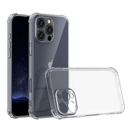 I&H for iPhone 16 Pro 6.3 inch Case Crystal Clear Non-Yellowing, Shockproof, Anti-Scratch, Transparent Soft Back Cover