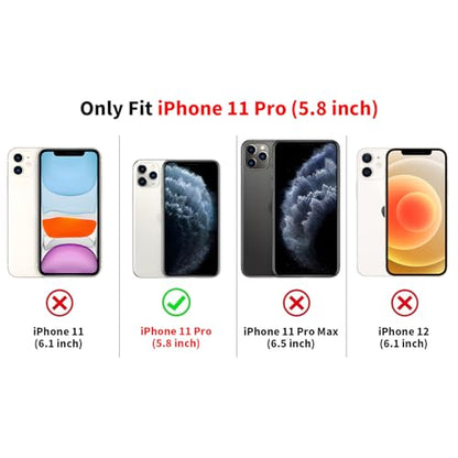2 Pack Cute Cheetah Print Phone Case for iPhone 11 Pro Pink Bow Case 5.8", Clear Coquette Fashion Luxury Leopard Pattern Design Girls Women Funda Shockproof Soft TPU Protection Cover - color: Cheetah Print 04, size: iPhone 11 Pro