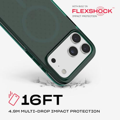 Tech21 EvoCheck with MagSafe for Apple iPhone 17 Pro Max Quantum Green - color: Green, size: iPhone 17 Pro Max