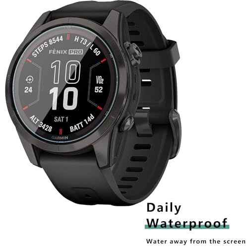 [1+4 Pack] Compatible with Garmin Fenix 7S / Fenix 7S Pro/Garmin Epix Pro(Gen 2) 42MM Screen Protector and Case, Tempered Glass Protective Film and Soft TPU Bumper Face Cover Set - color: for Fenix 7S/Fenix 7S Pro/Epix Pro(Gen 2) 42MM