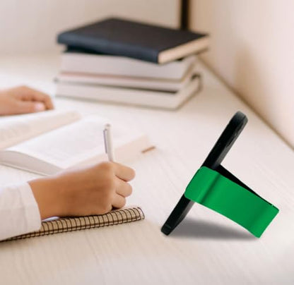 Gator Grip Phone Stand - Cell Phone Holder Stand for Desk Nightstand Kitchen - Compatible with iPhone, Android and Most Smartphones up to 6.8" on Width of Phone (Kelly Green) - color: Kelly Green