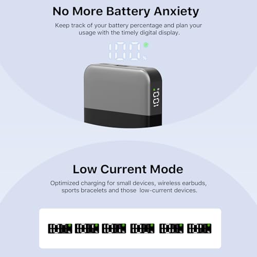 NOBIS Power Bank 35W 10000mAh Portable Charger - color: Black