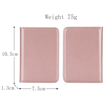 Lipvina For iPhone MagSafe Wallet with Kickstand - Magnetic Card Holder RFID Blocking Compatible with iPhone 17/16/15/14/13/12 Series Pro/Max/Plus (Pink) - color: Pink