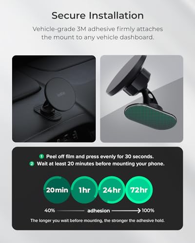 iOttie iTap 3 MagSafe Flush Dashboard Car Mount for iPhone 18 Pro 17 16 15 - style: Flush Mount