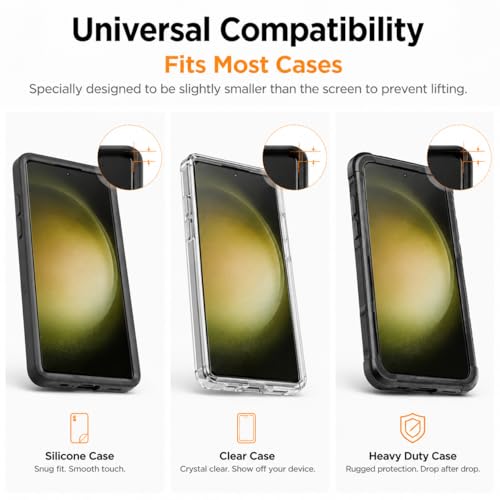 2+2 Pack Galaxy S23 Ultra Privacy Screen Protector,2 Pack Camera Lens Protector,Anti Spy Tempered Glass 9H Hardness , Compatible with fingerprint unlocking 3D Curved Full Screen Coverage,Anti-Scratch - color: galaxy S23 Ultra Privacy Screen Protector