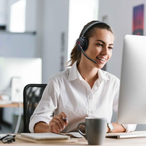 Yealink WH68 Wireless Headsets with 6 Mics for Work Active Noise Cancelling - style: WH68 UC