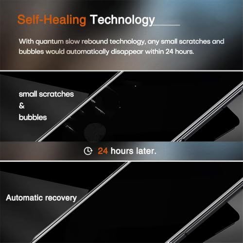 Ferilinso 2 Pack Privacy Screen Protector for Samsung Galaxy Z Flip 8 - size: Samsung Z Flip 8 6.9IN