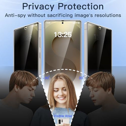 JETech TPU Privacy Screen Protector for Samsung Galaxy S25 Ultra, 2-Pack