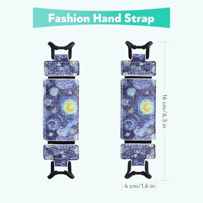 Secure Hand Strap for Kindle and Tablet - High Elasticity Finger Grip Holder Accessories for 6-8 Inches E-Book Tablet. - color: Pastel