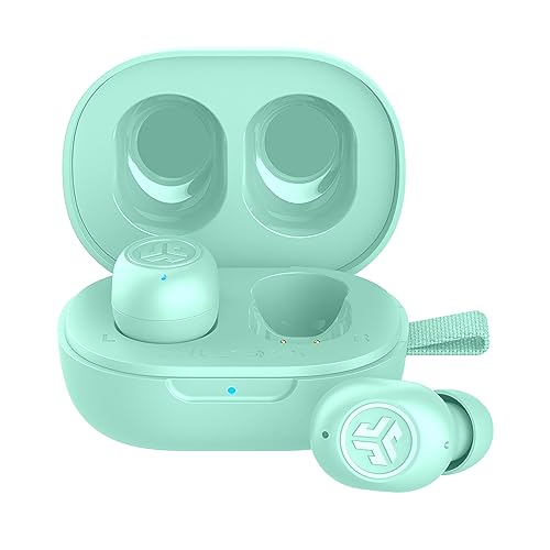 JLab JBuds Mini True Wireless Earbuds, Bluetooth multipoint, Mint - color: Mint, style: Matte
