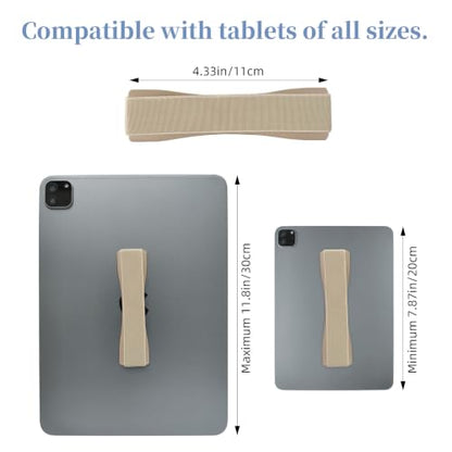 Hand Holder Strap for iPad, Tablet & Large Phone, Handle Grip（Gold） - size: 1 Pack-Gold