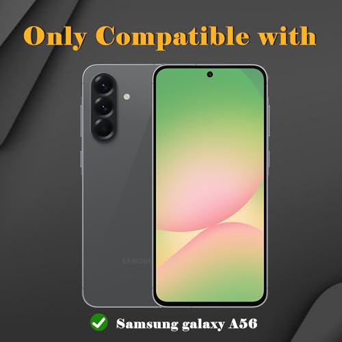 2 Pack Privacy Screen Protector for Samsung Galaxy A56, Tempered Glass Film full Coverage Anti Scratch, Anti-Spy, 9H Hardness, Bubble Free for Samsung Galaxy A56 Privacy Screen Protector - size: Samsung Galaxy A56