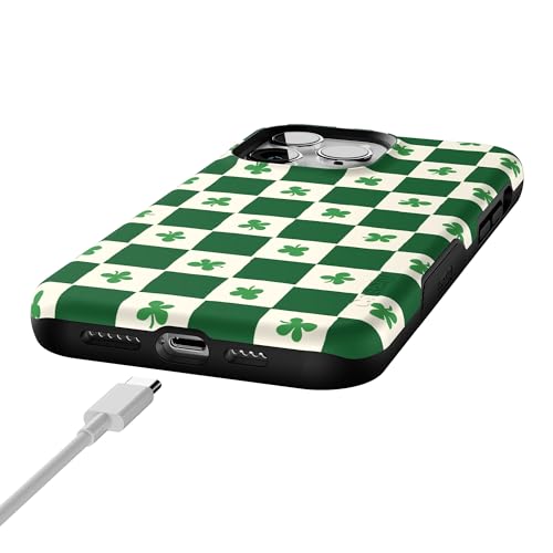 Casely iPhone 14 Pro Max Case | Lucky You | Shamrock | Bold Protective Design | Compatible with MagSafe - color: Lucky You | Shamrock