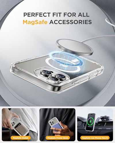 miracase Privacy for iPhone 16 Pro Max Case, 25° Anti-Spy, Clear - color: Clear, size: iPhone 16 Pro Max