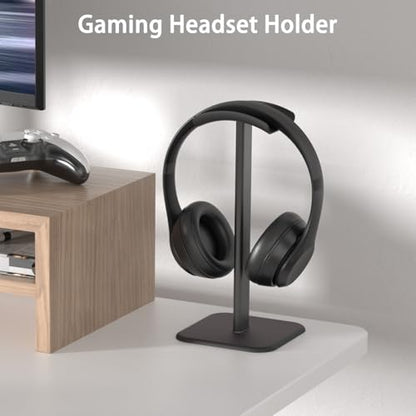 Headphone Stand for Desk - Headset Stand Headphone Holder (Black_2 Pack) - color: Black_2 Pack