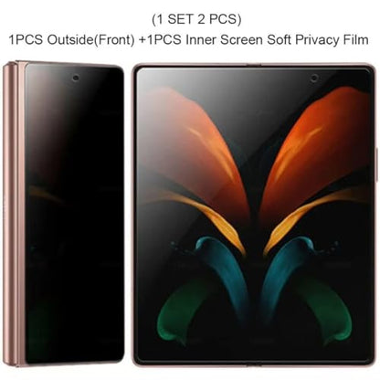 2 Pack Privacy Screen Protector For Samsung Galaxy Z Fold 5 5G - color: Samsung Galaxy Z Fold 5
