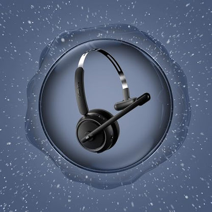 LEVN Wireless Headset (NoiseCancelling),Bluetooth Headphones with Mute Button for Work