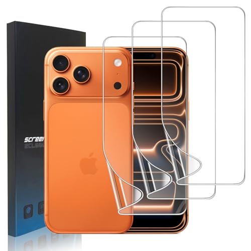 3 Pack for iPhone 17 Pro Max Screen Protector Flexible Soft - size: iPhone17 Pro Max